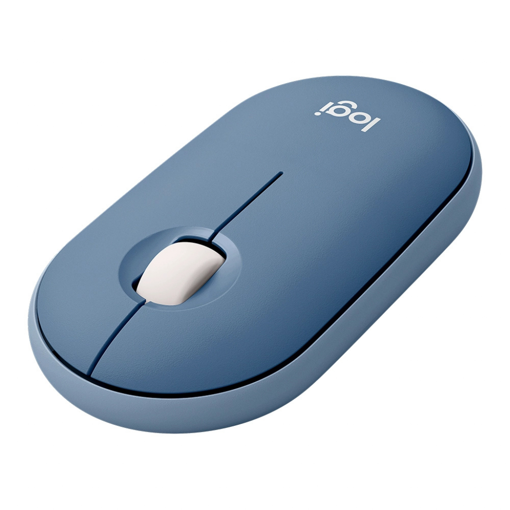 Мишка Logitech Wireless M350 Pebble Blueberry